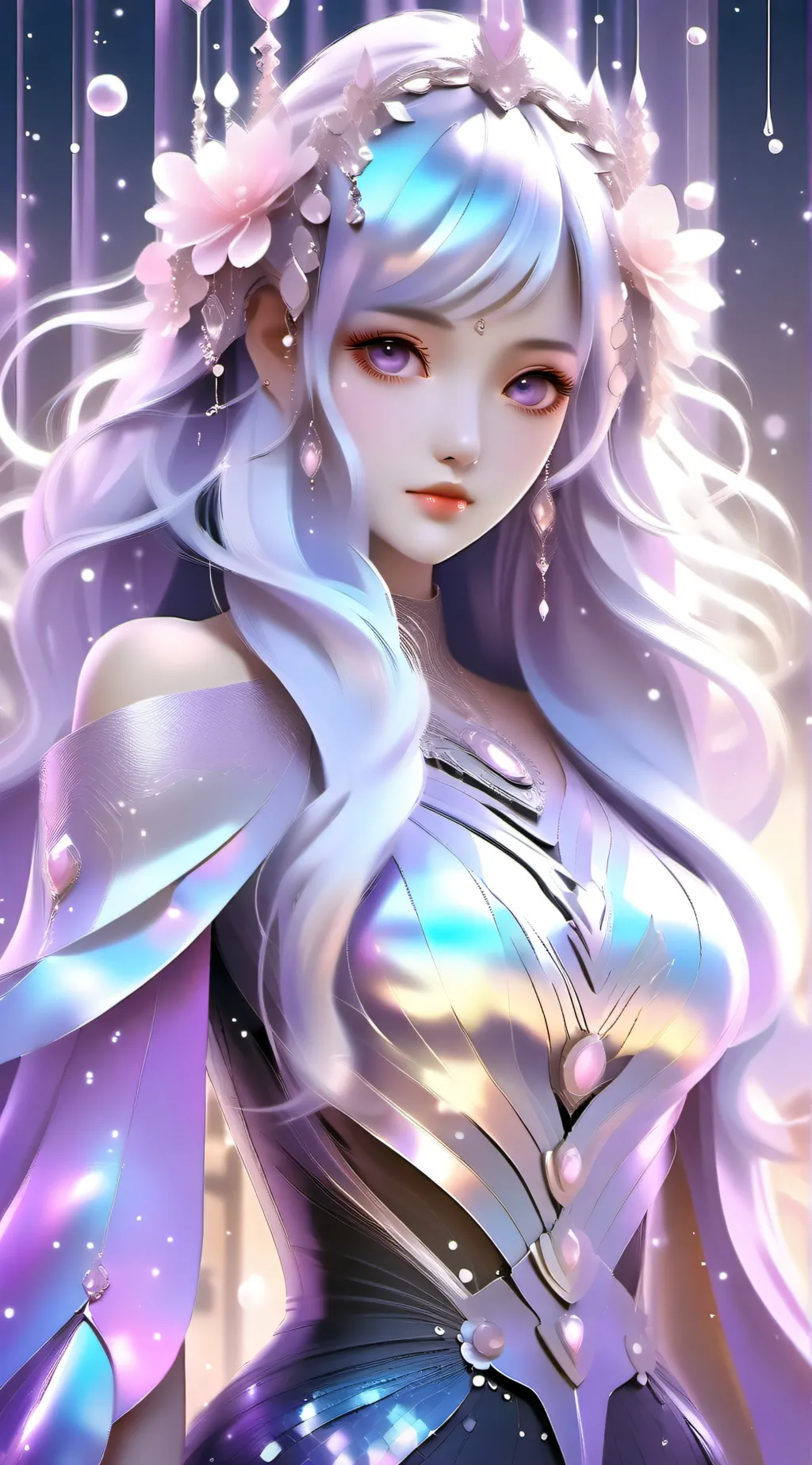 ai character: ~•tsunami💙BLUE•~🌊 background