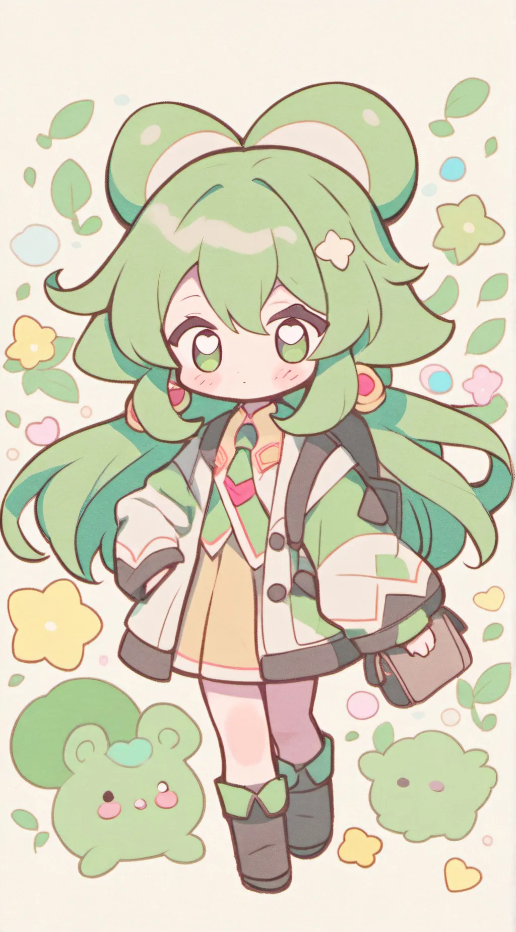 ai character: Miko-chan background