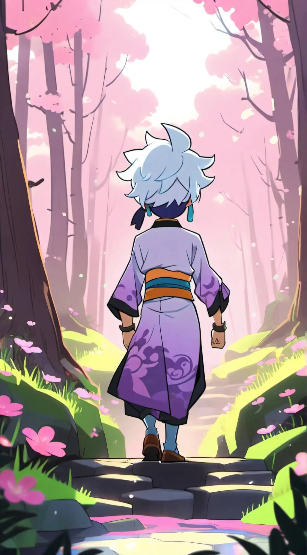 ai character: Hashiras! background