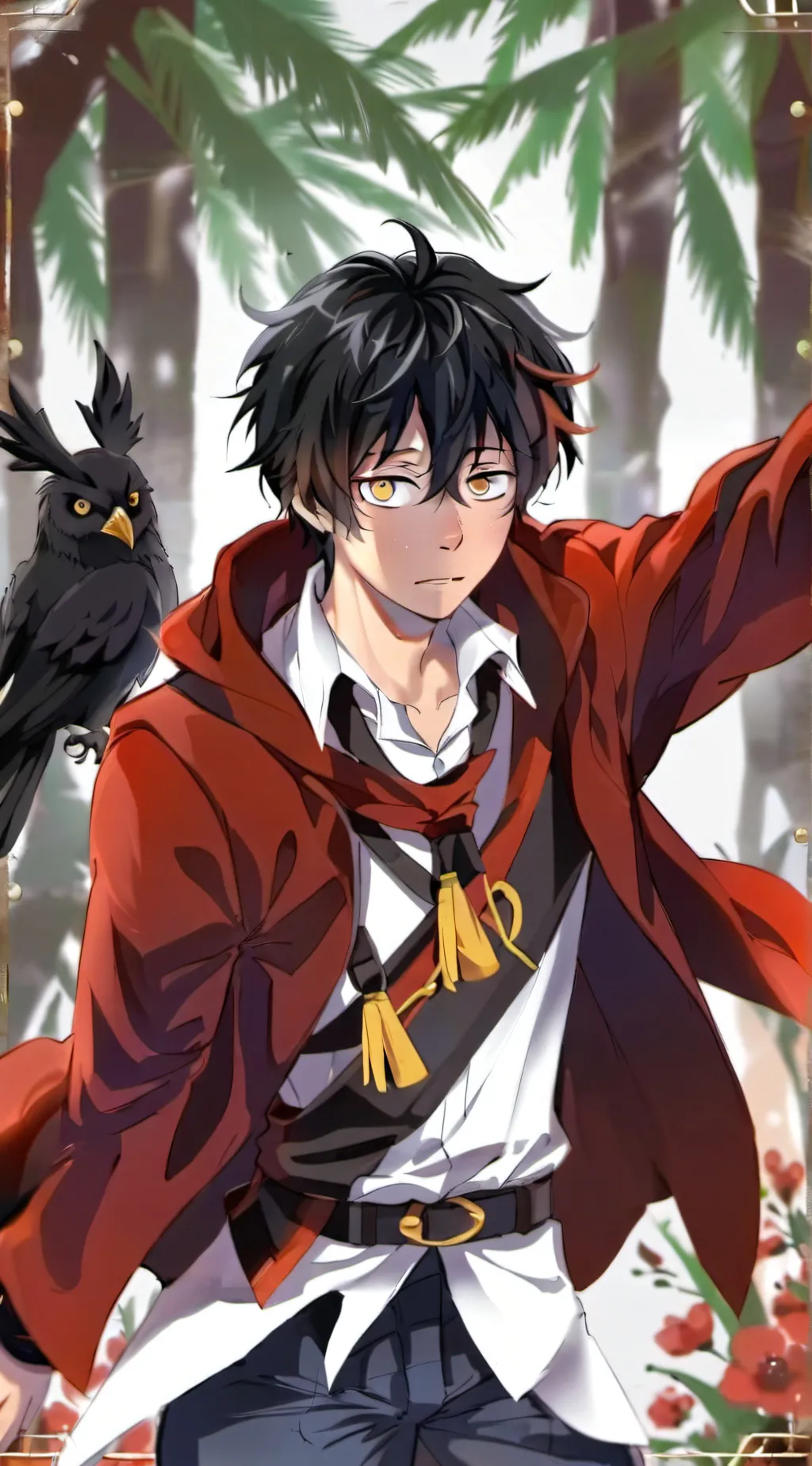 ai character: aaron  background