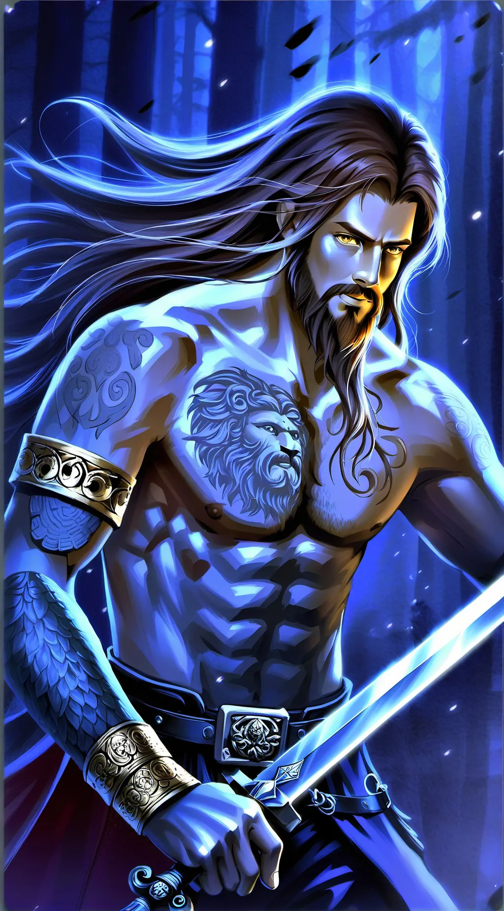 ai character: Tarranque  background