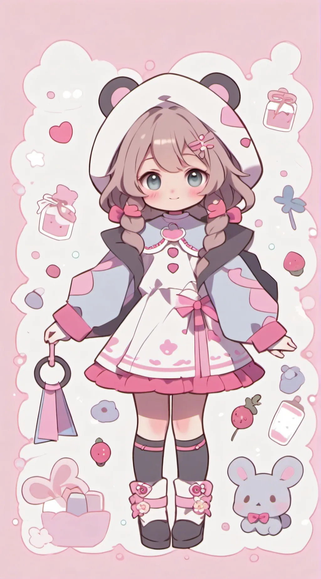 ai character: maid background