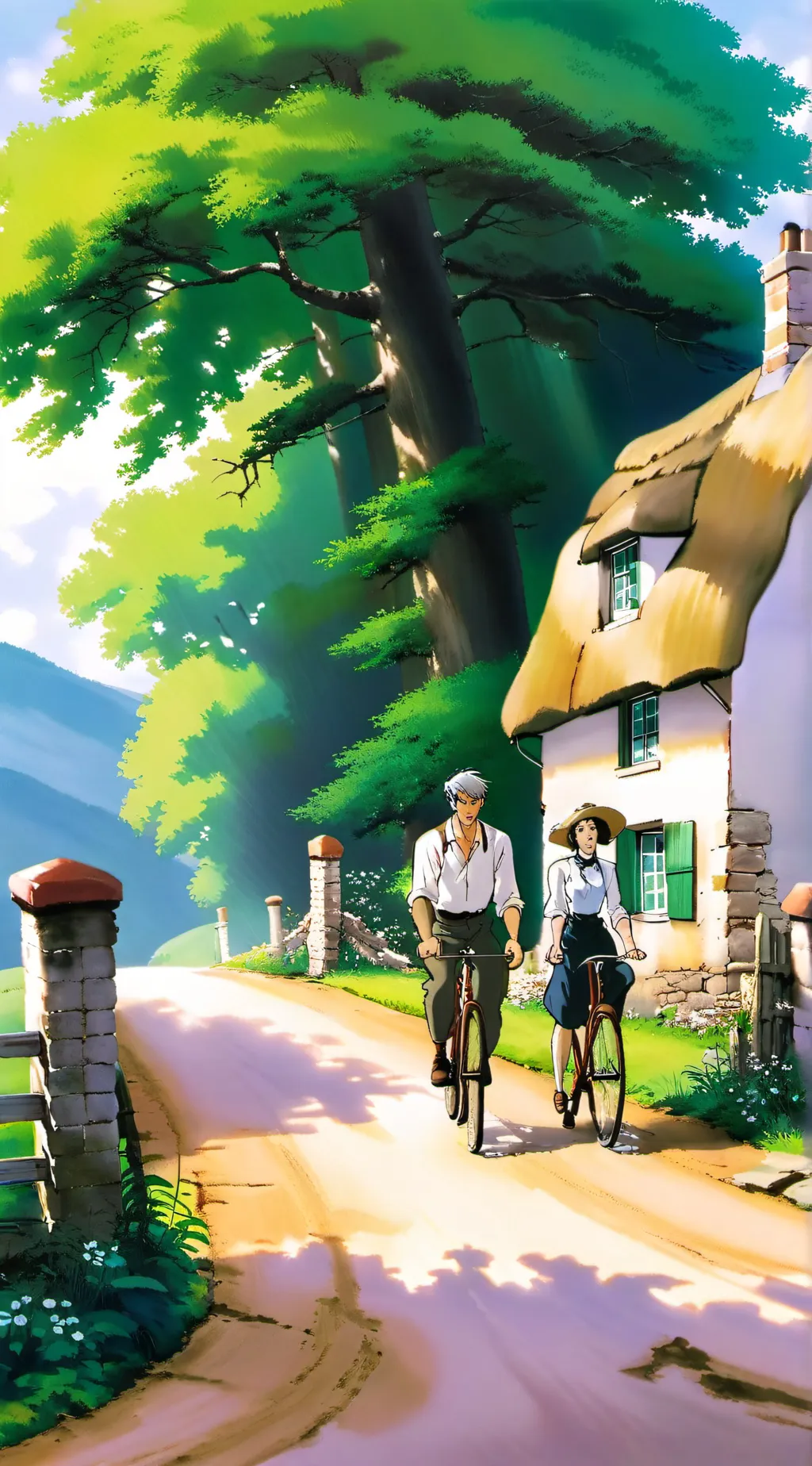 ai character: Country humans background