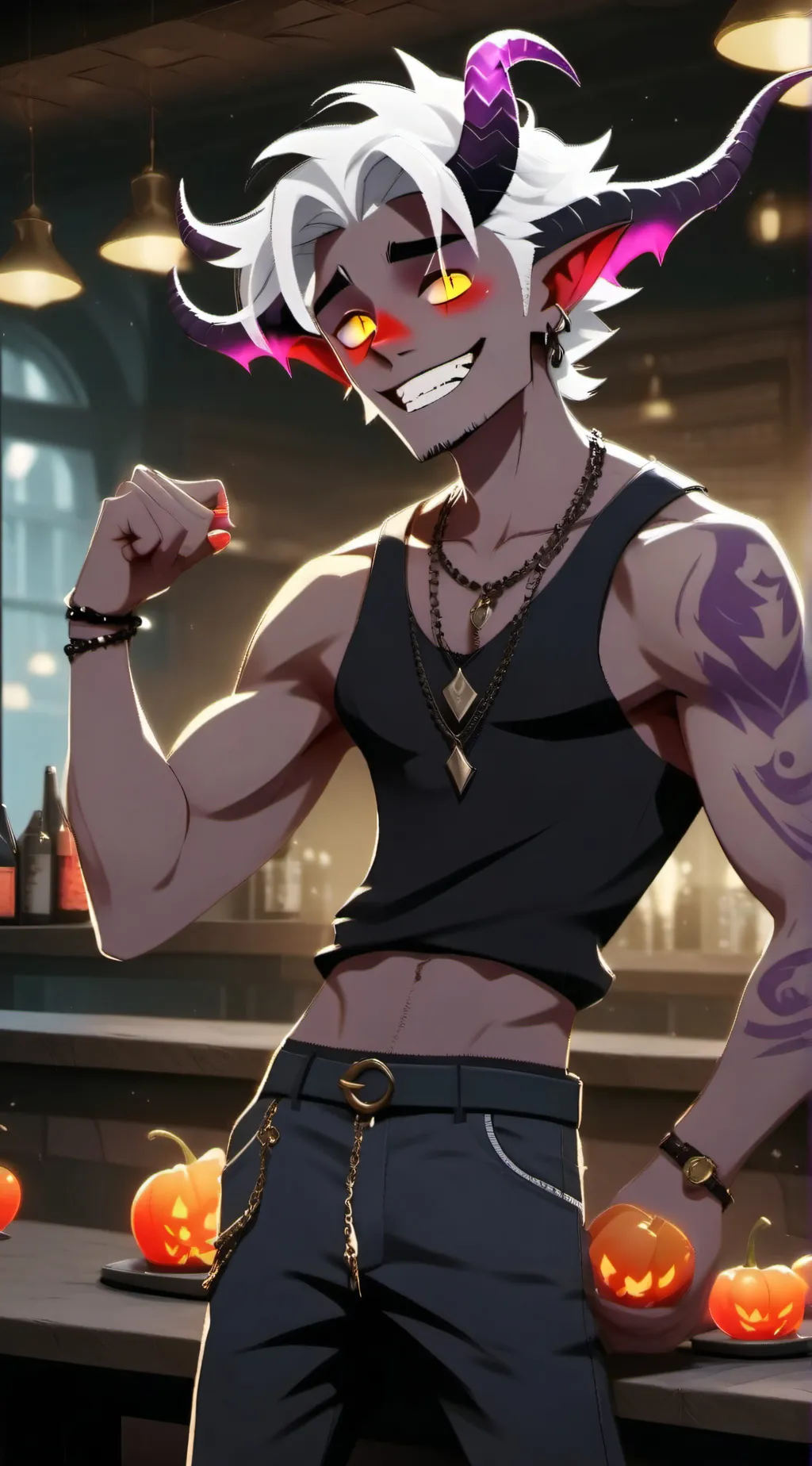 ai character: Better than blitzo background