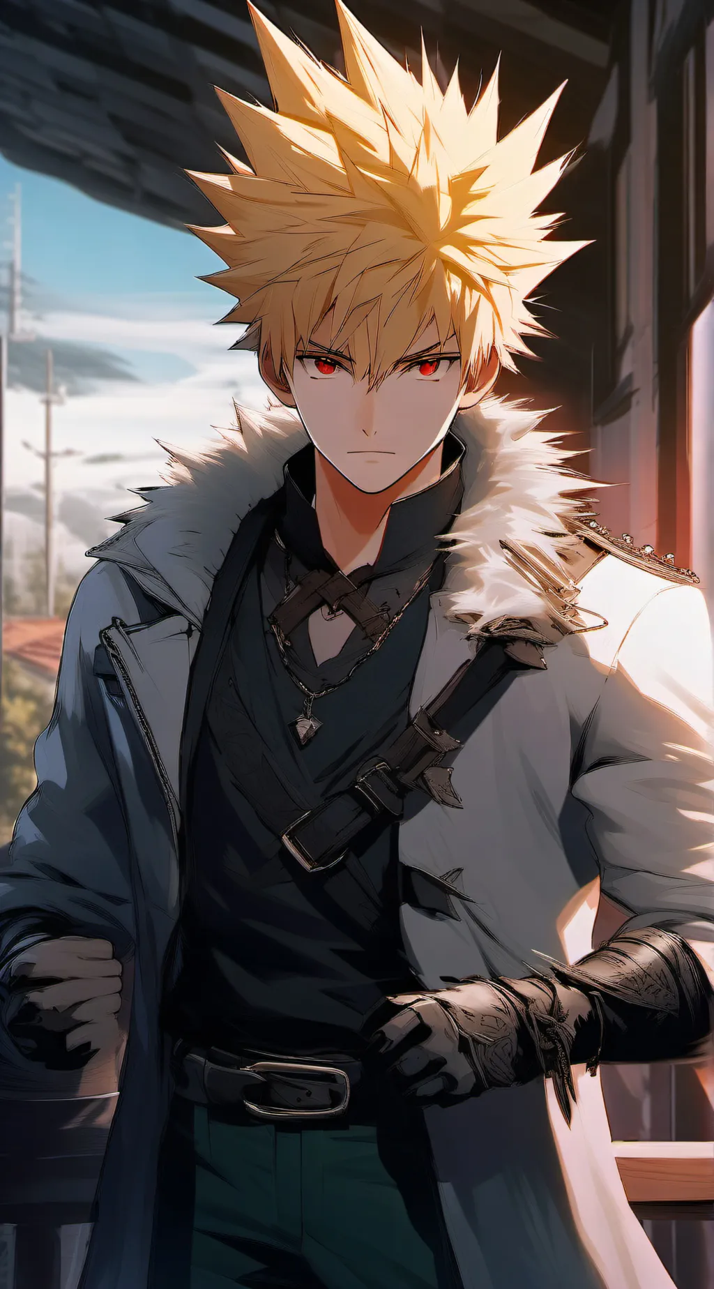 ai character: Bakugo background