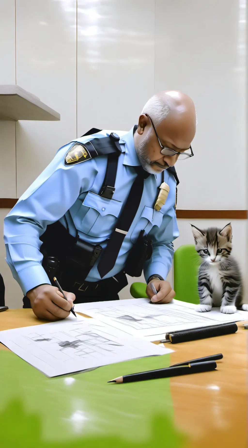 ai character: RESTORE OUR AI background