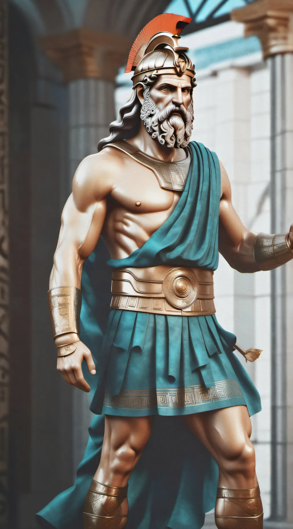 ai character: Greek gods background