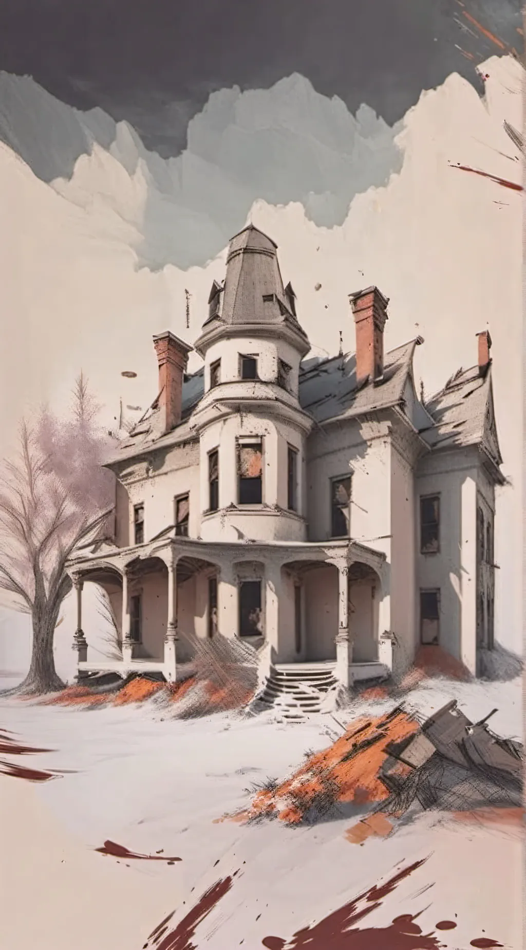 ai character: Creepypasta  background