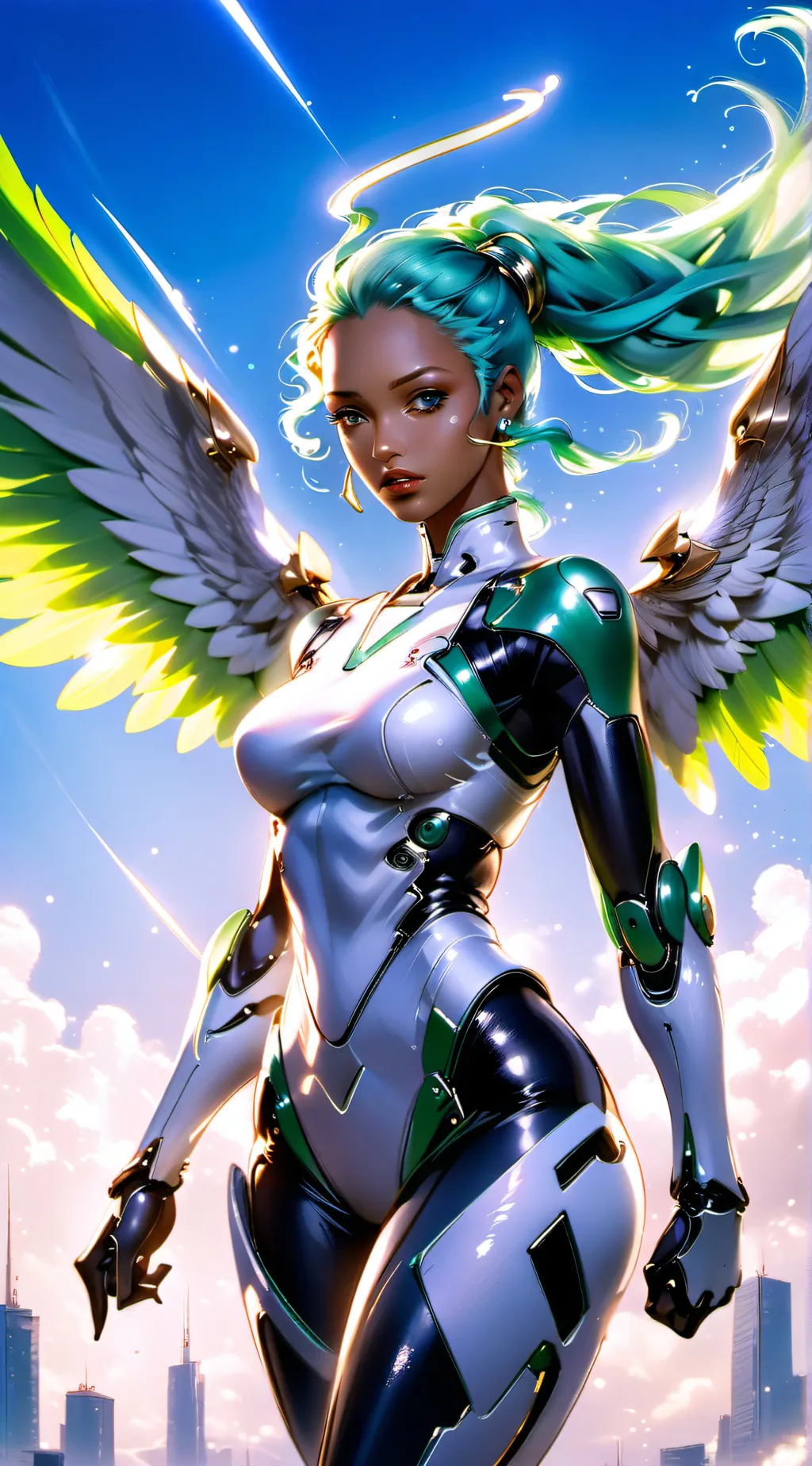 ai character: Emerald AI background