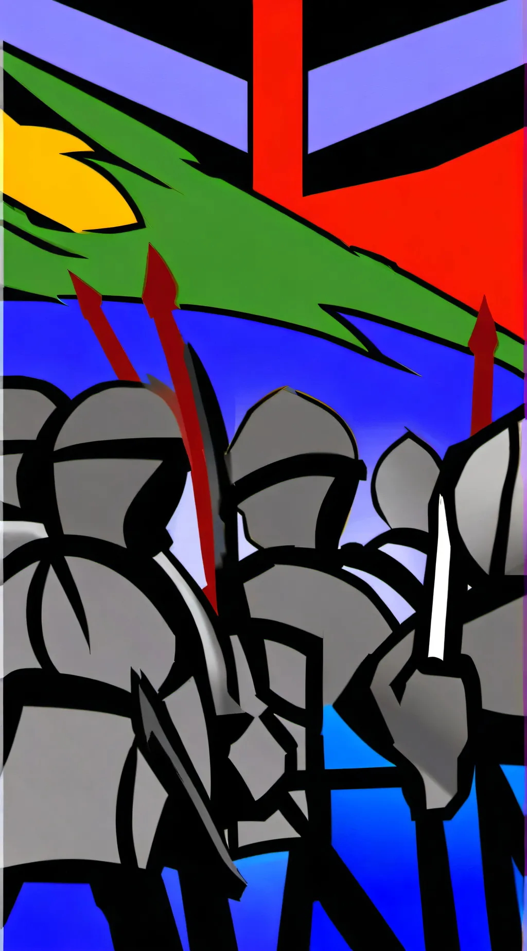 ai character: Stick war legacy. background