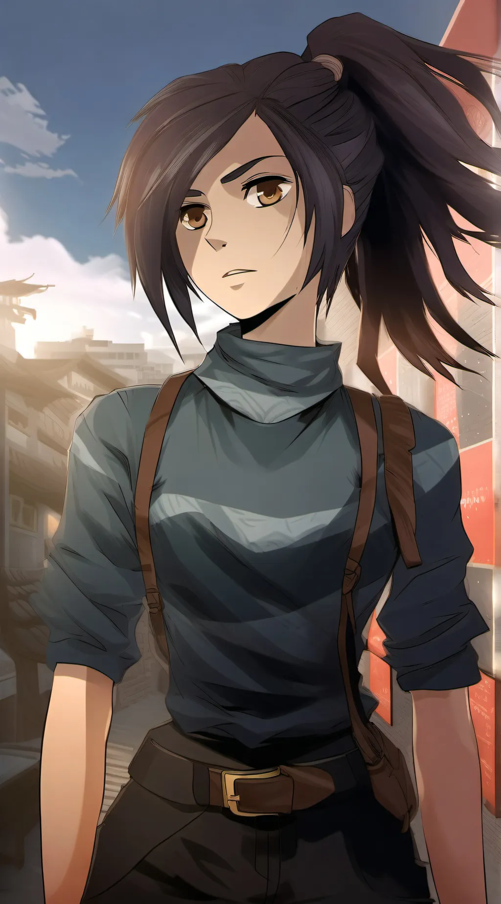 ai character: Sasha background