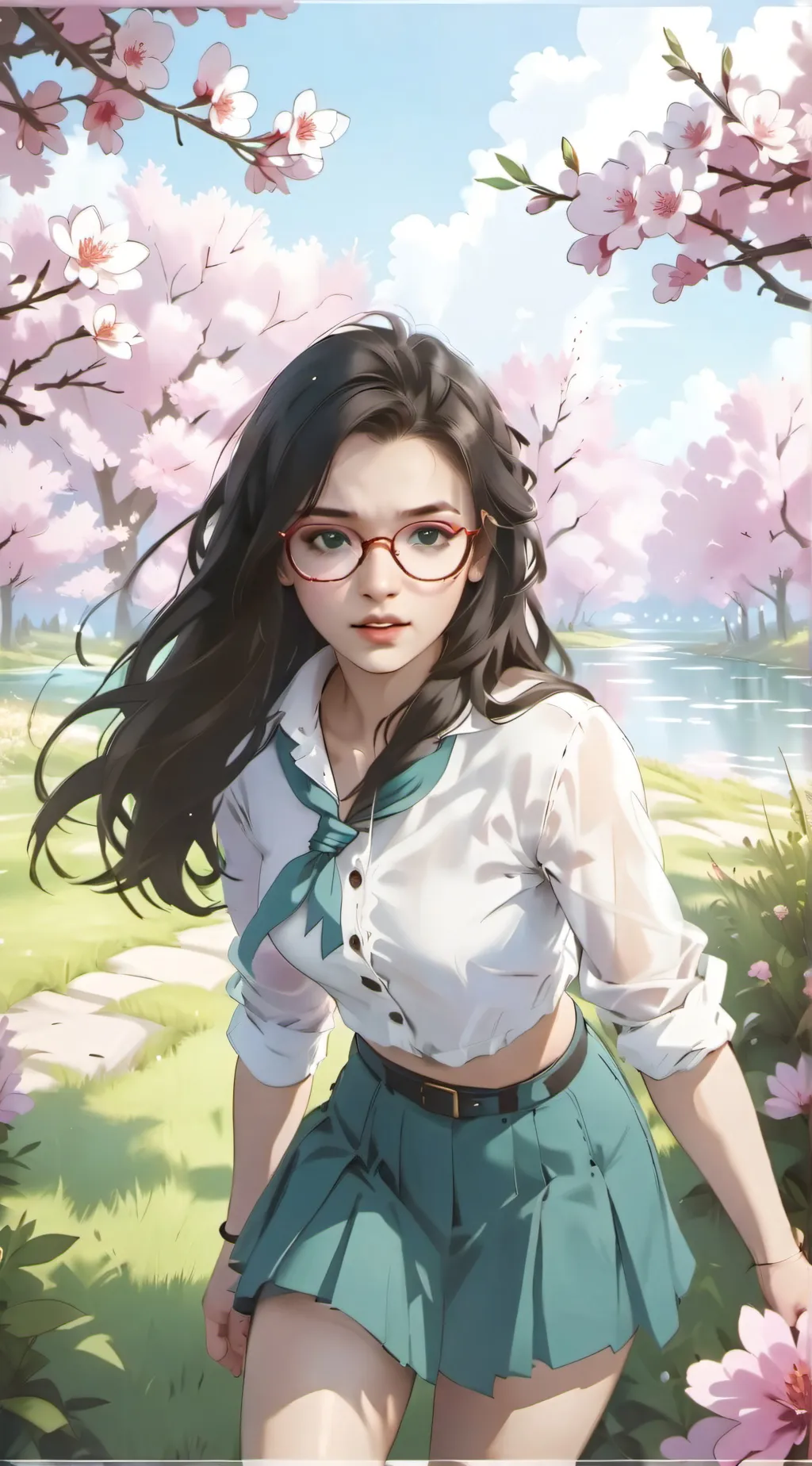 ai character: emliy  background