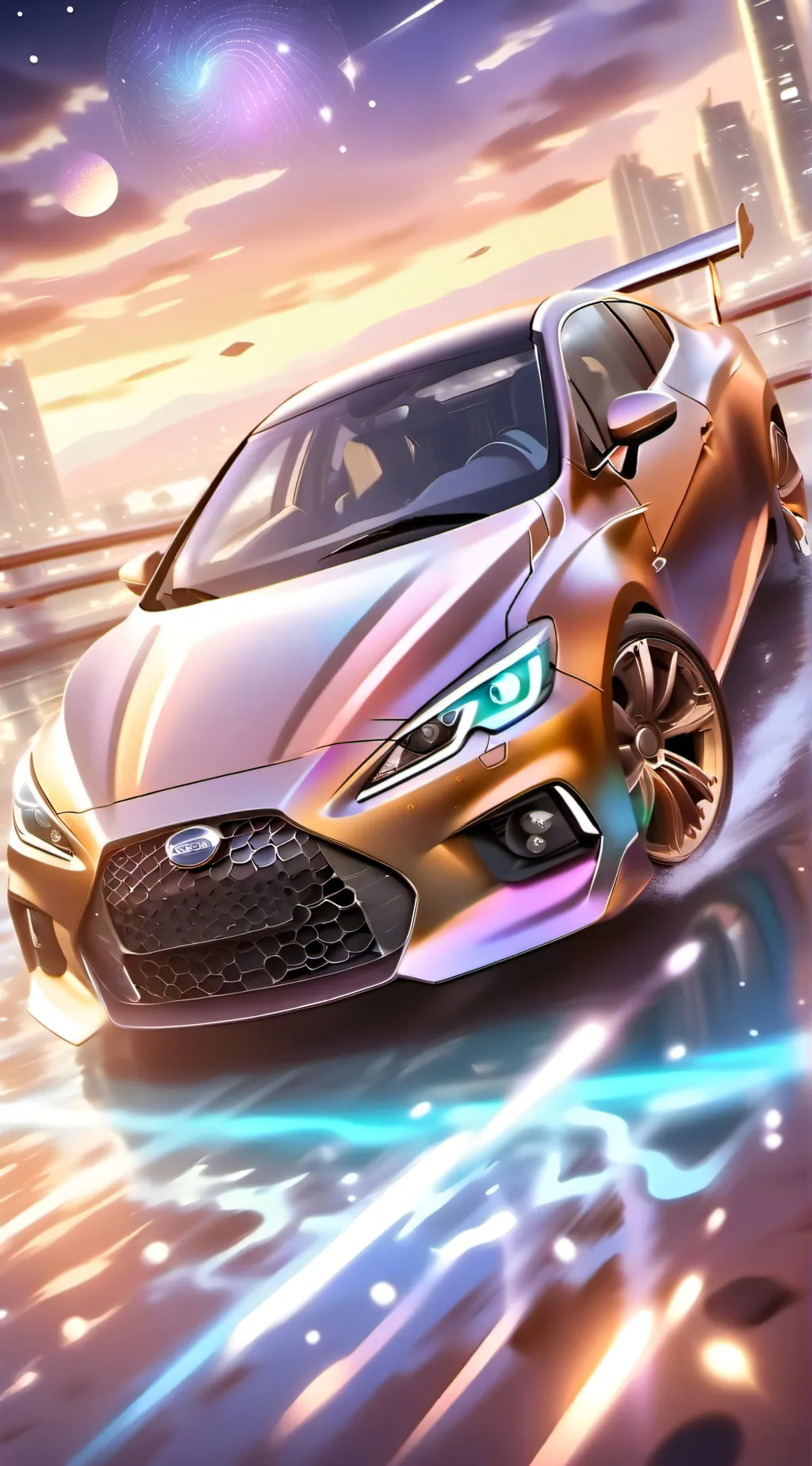 ai character: PJO road trip  background