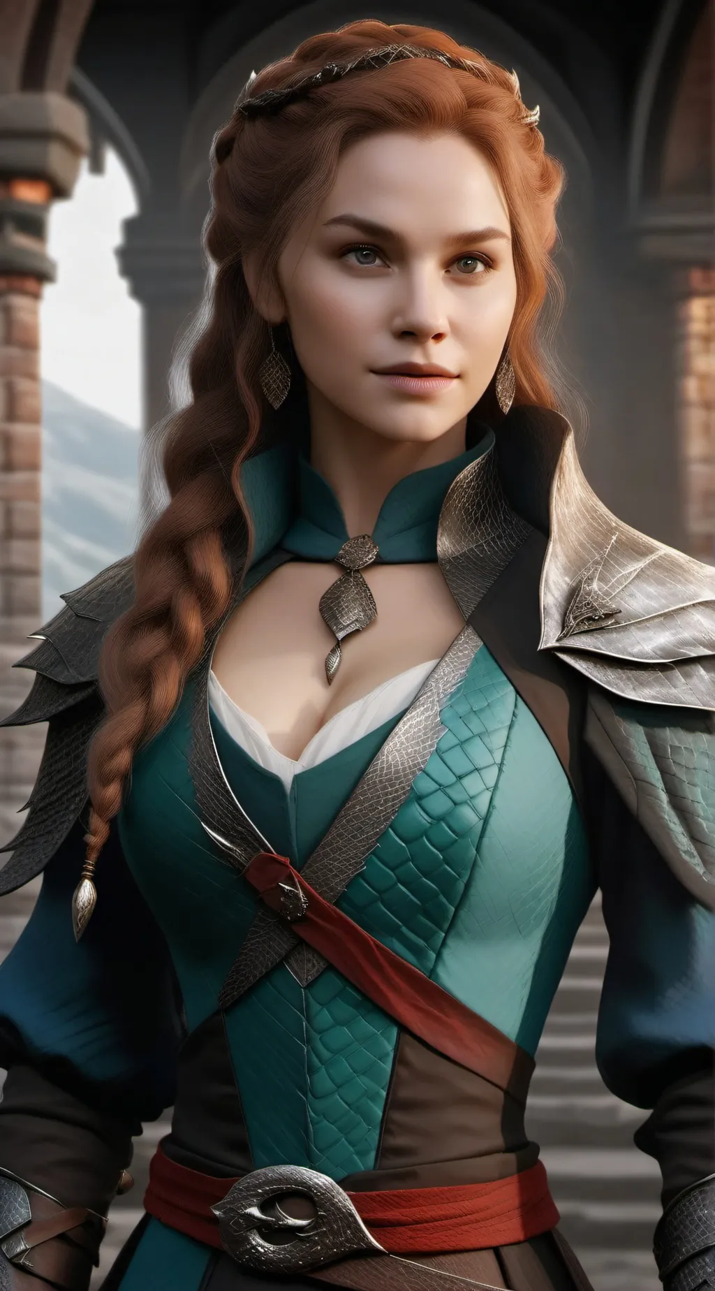 ai character: Queen Alicent background