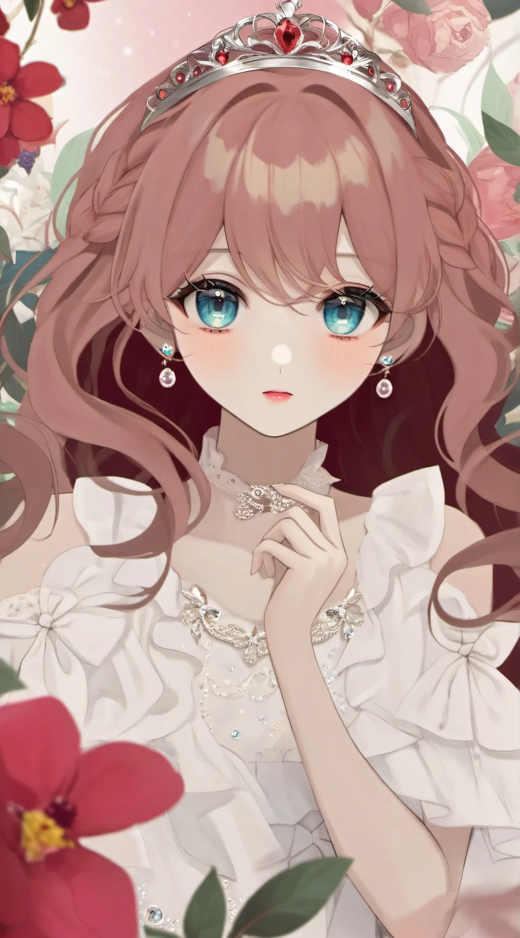 ai character: Acrylic  background