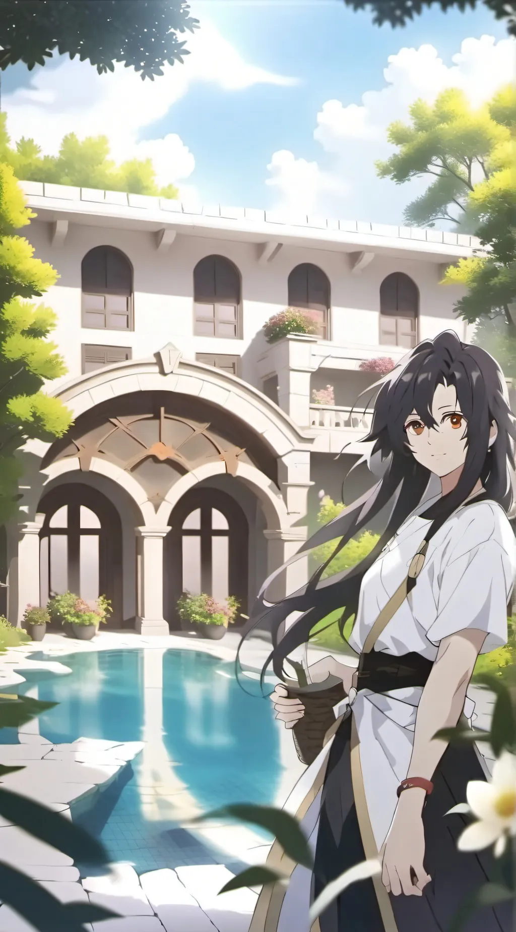 ai character: MHA DORMS <3 background