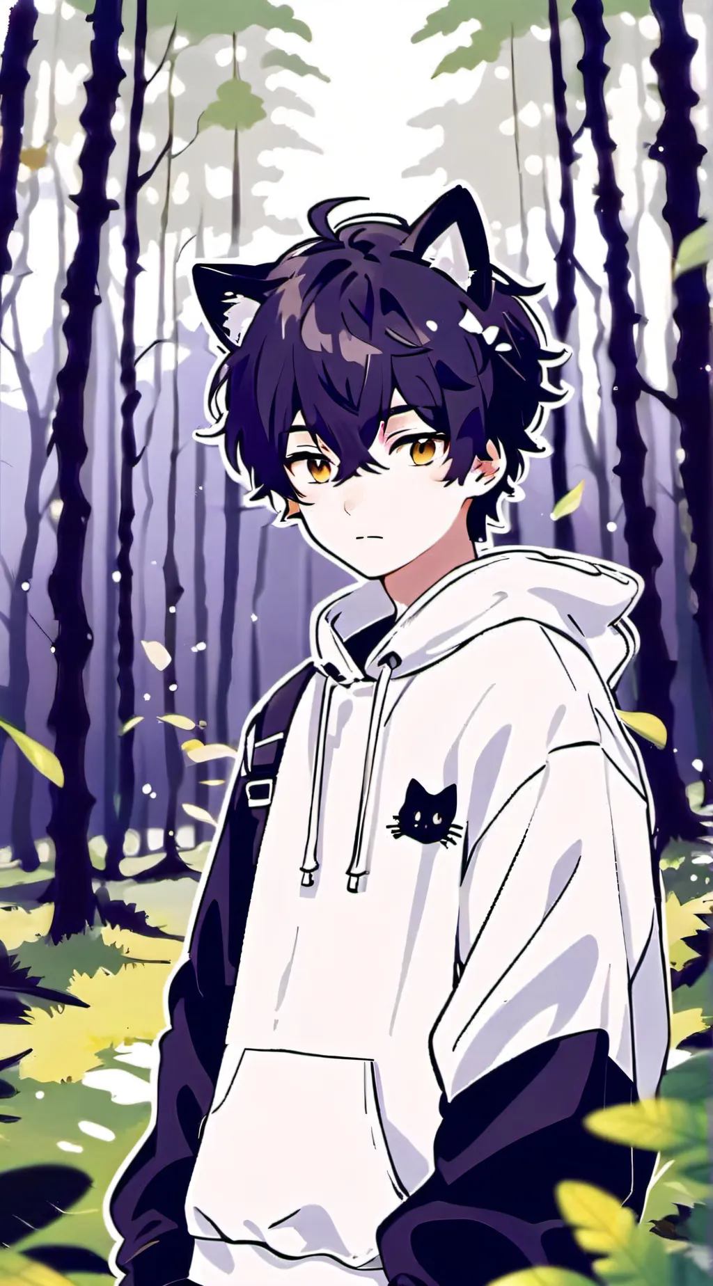 ai character: leo but lonely  background