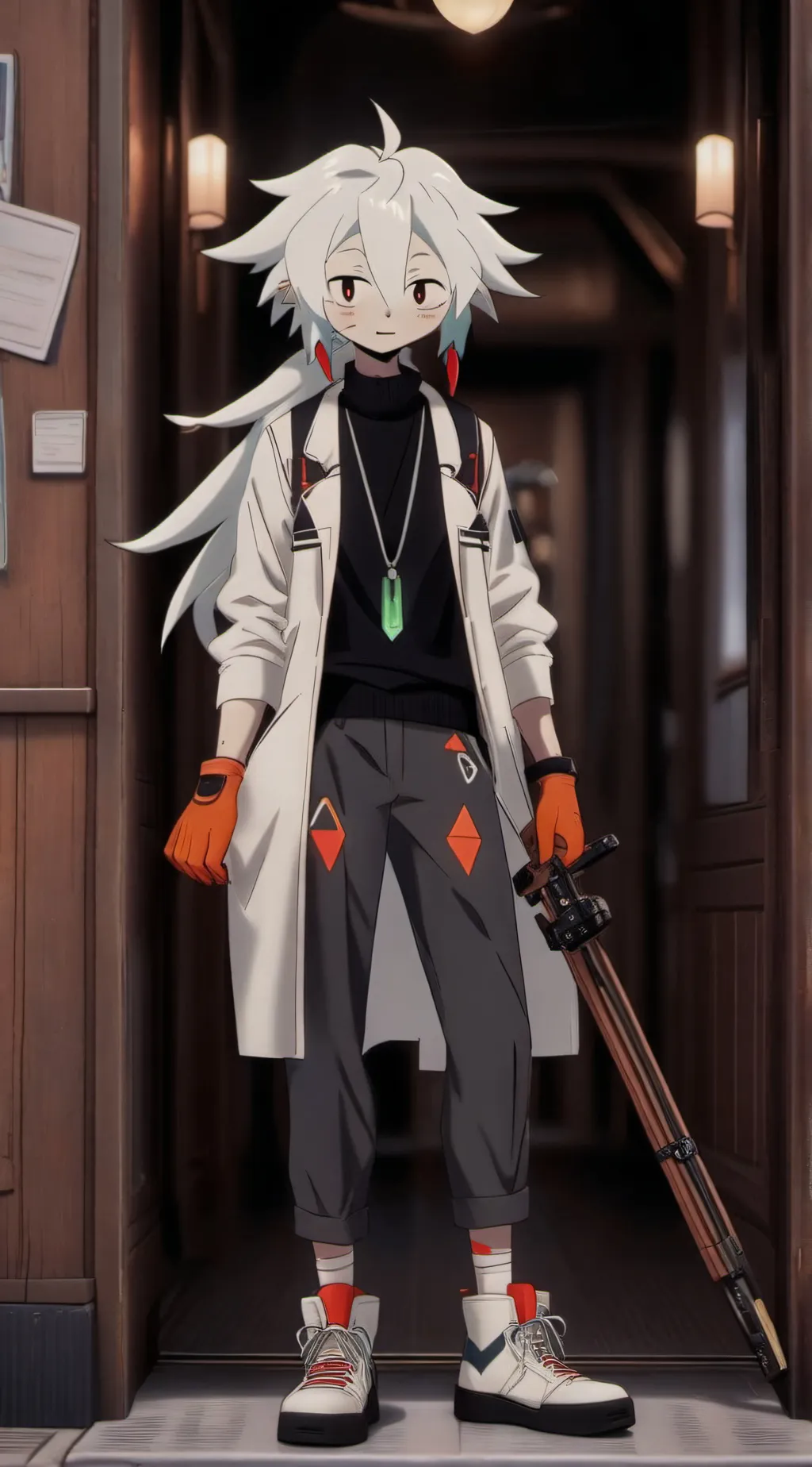 ai character: Enge  background