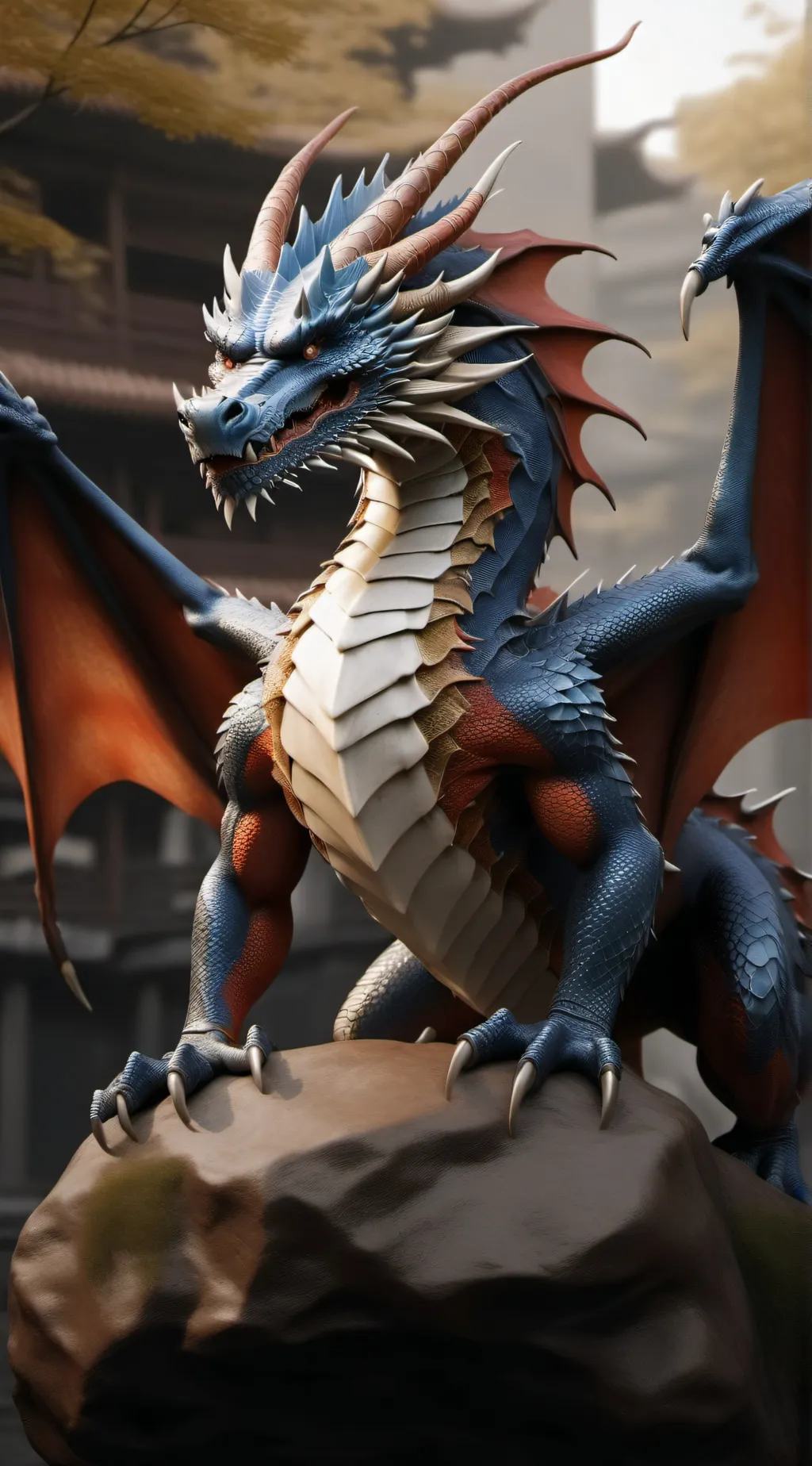 ai character: Tsunami  background