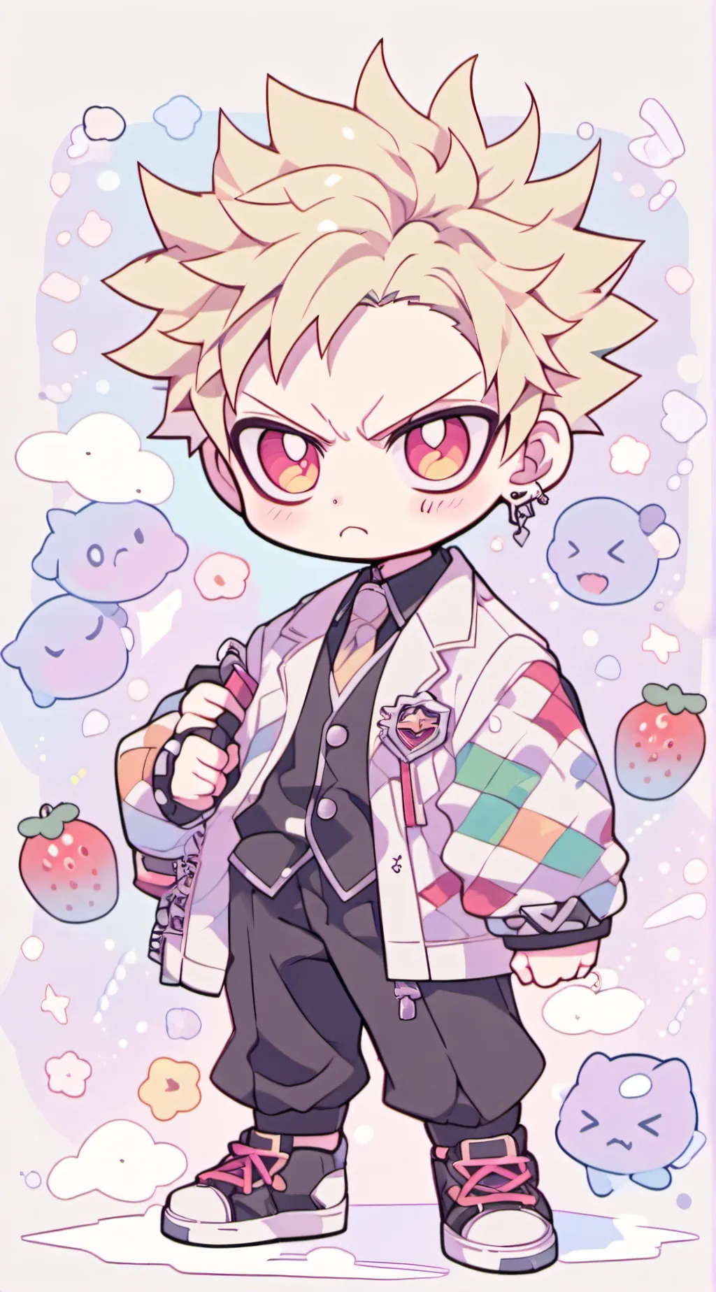ai character: Chibi Katsuki background