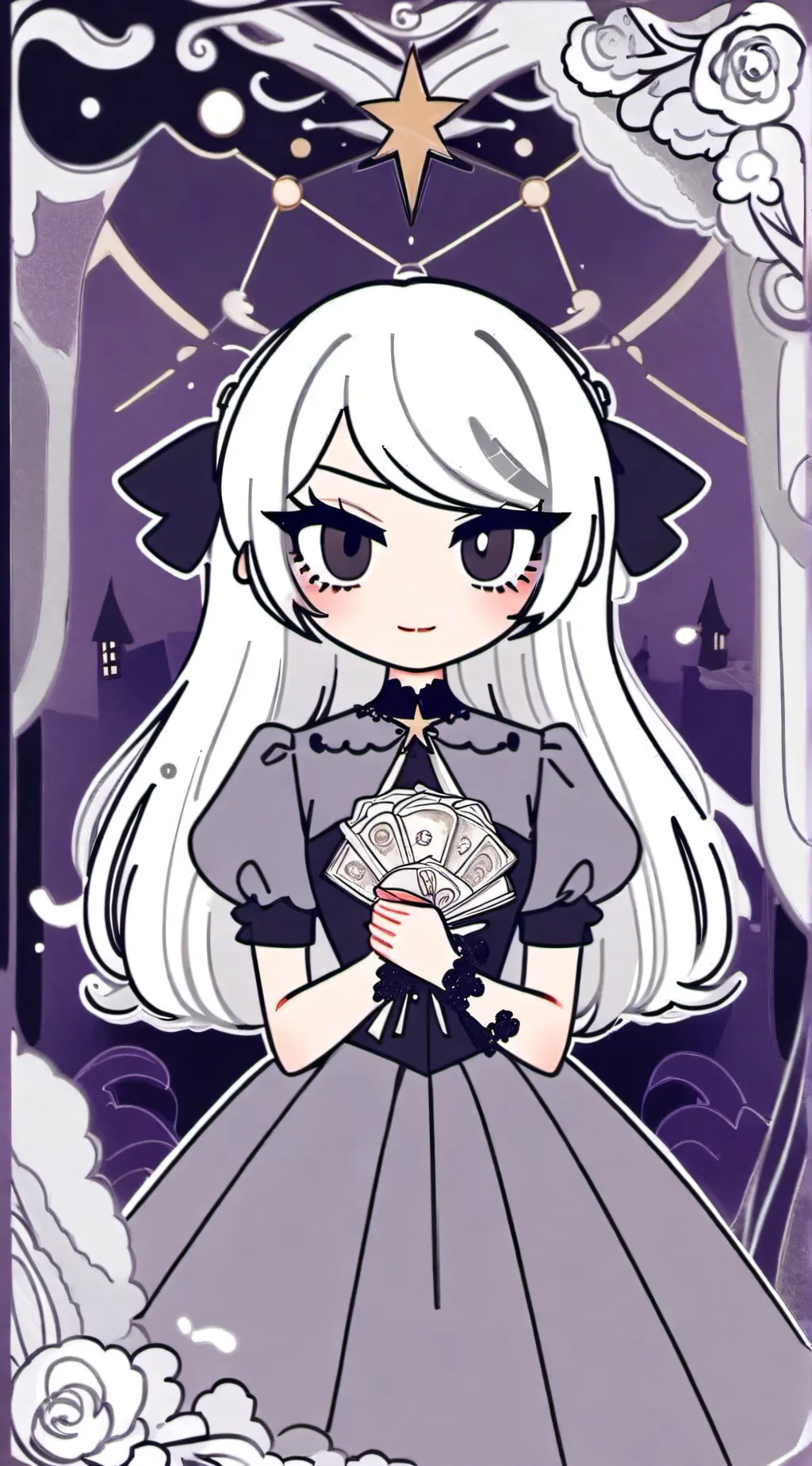 ai character: Hauntedlovingdoll background