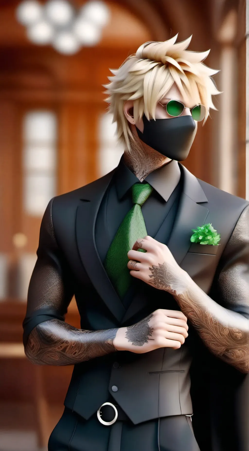 ai character: cat noir background