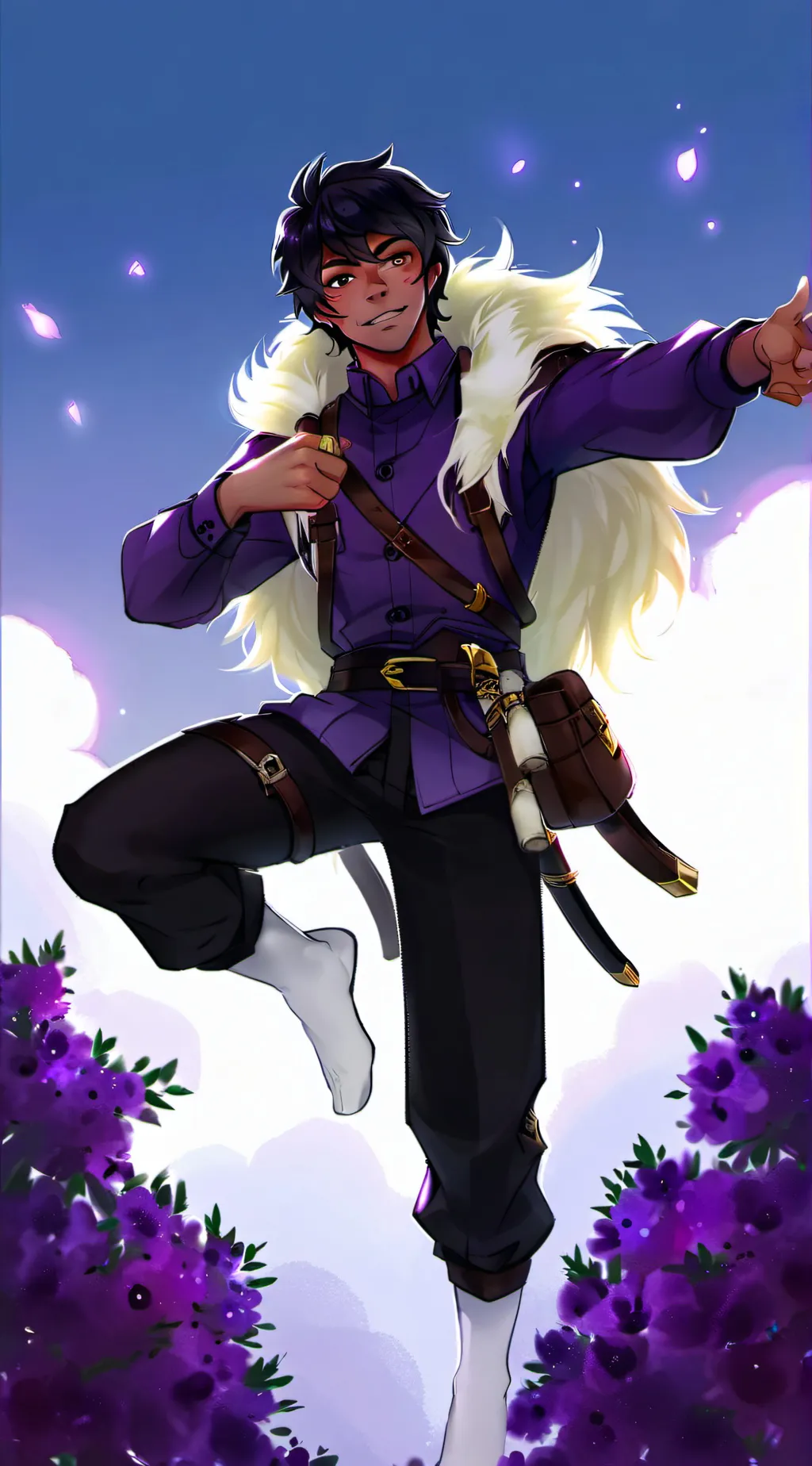 ai character: Aaron S4 background