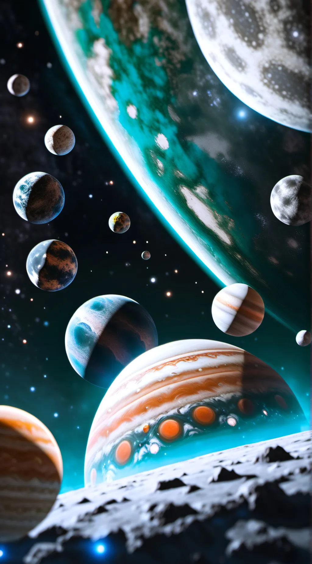 ai character: Solarballs background