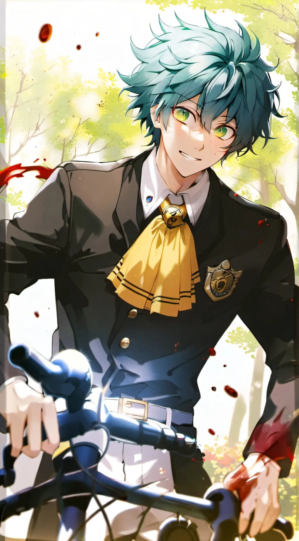 ai character: Deku background