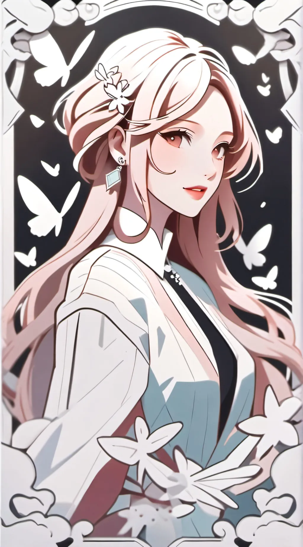 ai character: Crystal~ background