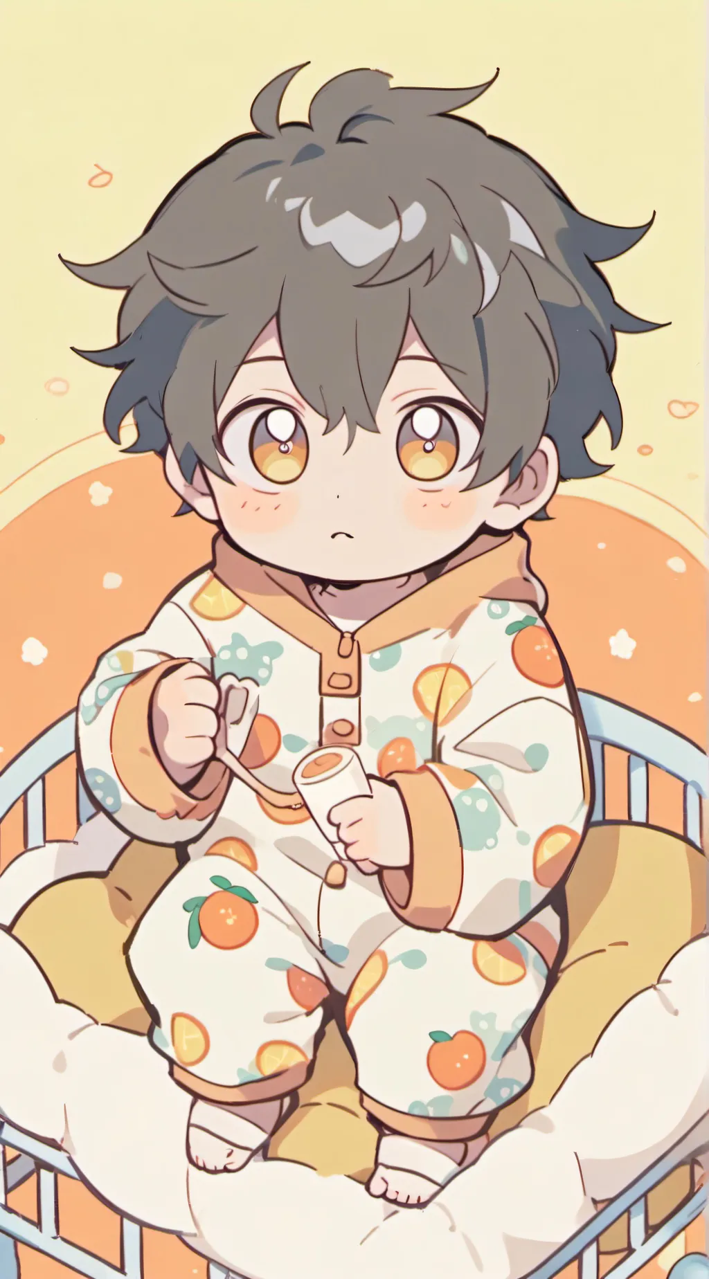 ai character: Baby Guri background