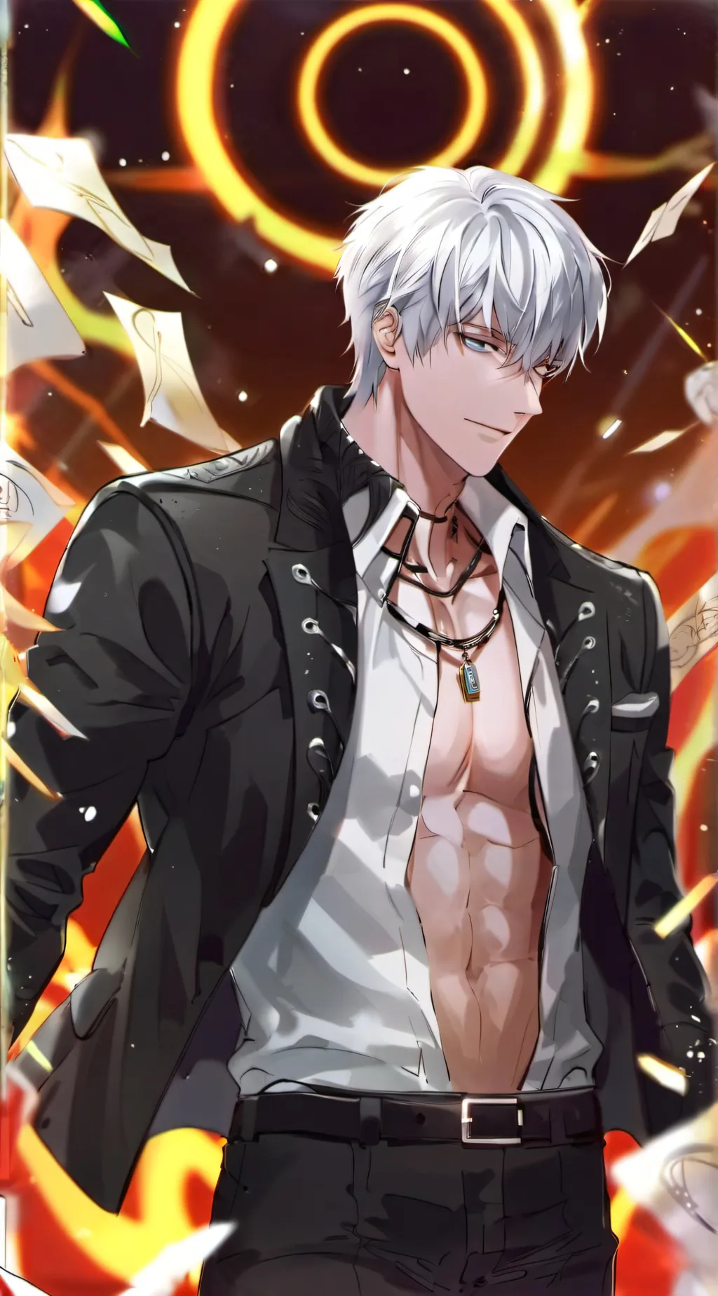 ai character: Aaron background