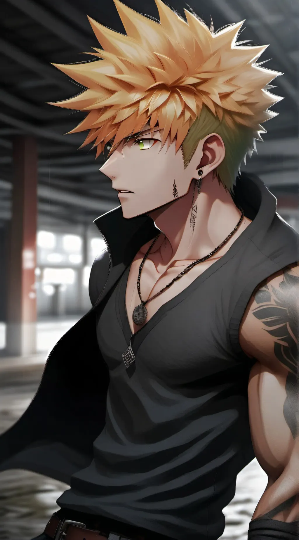 ai character: bakugo background