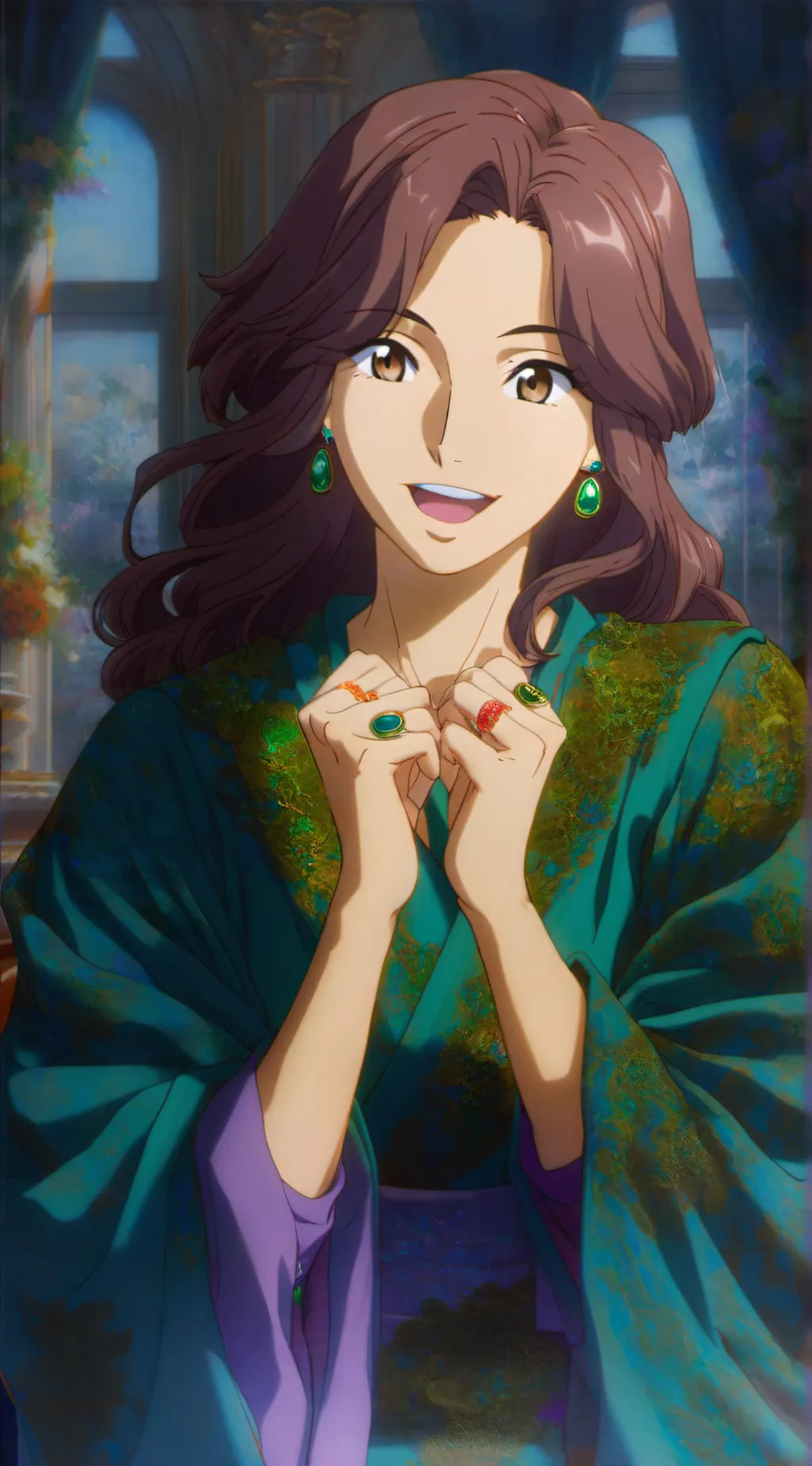 ai character: mother  background