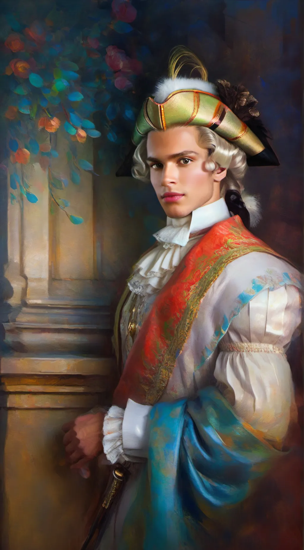 ai character: King George lll background