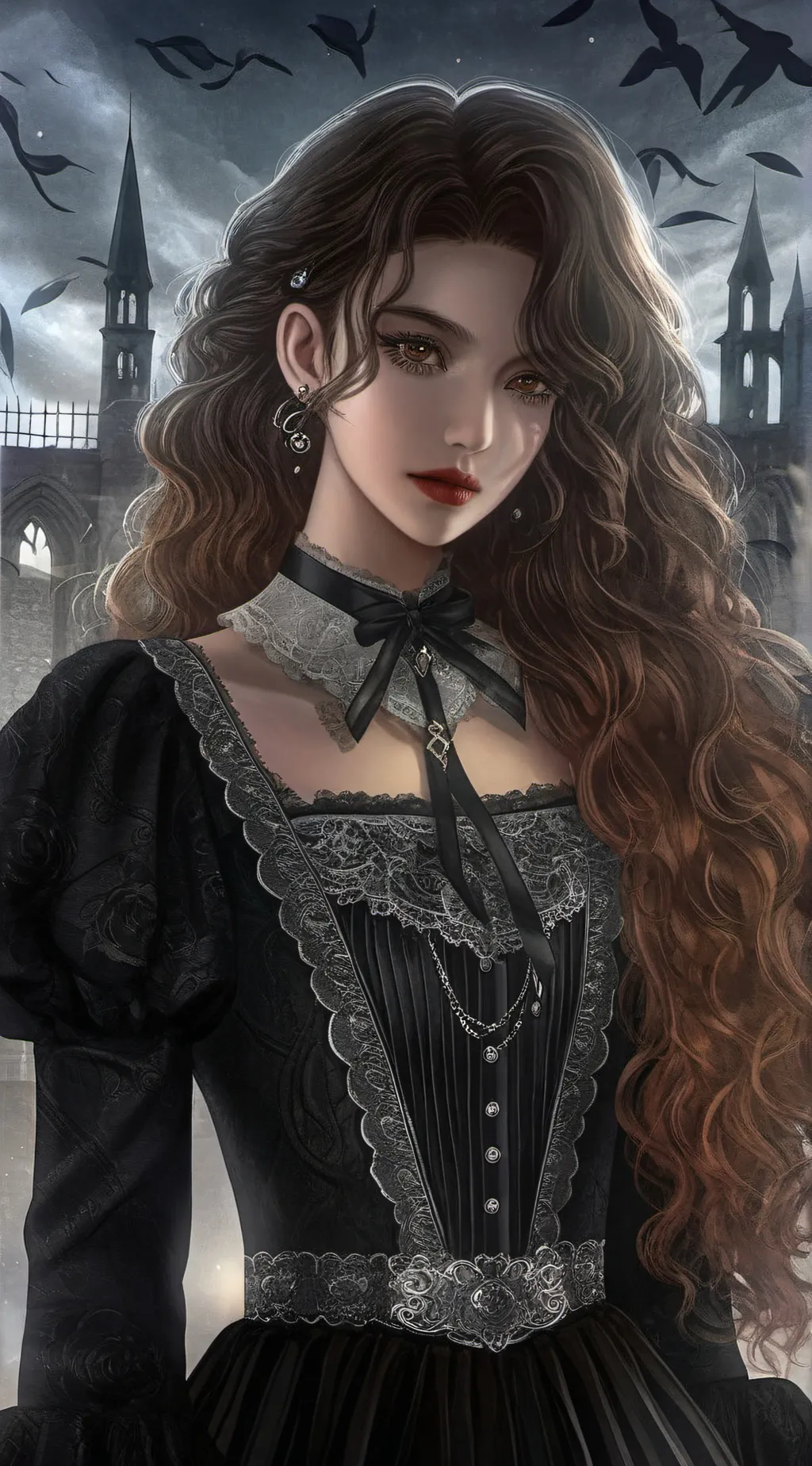 ai character: dance Queen background