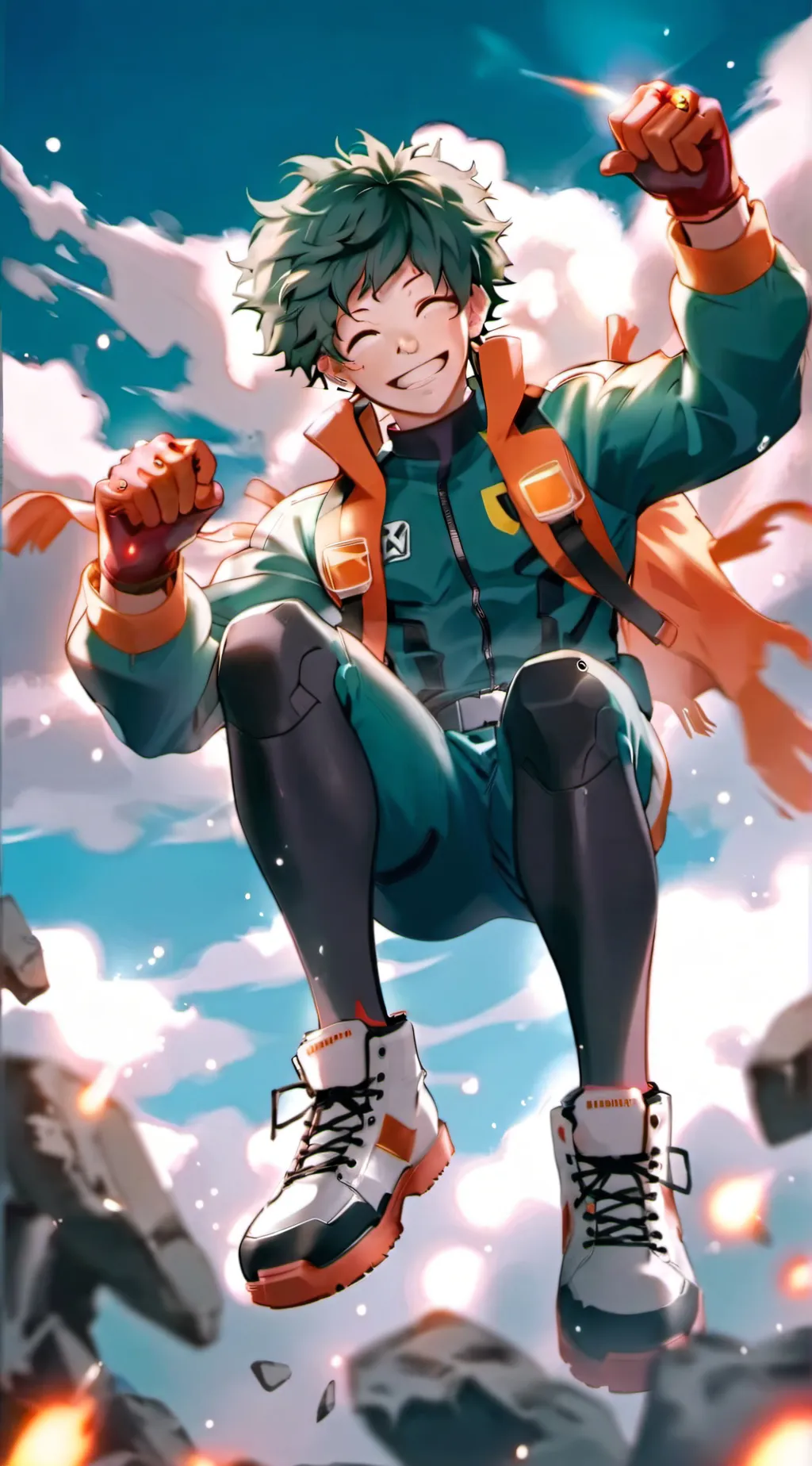 ai character: deku background