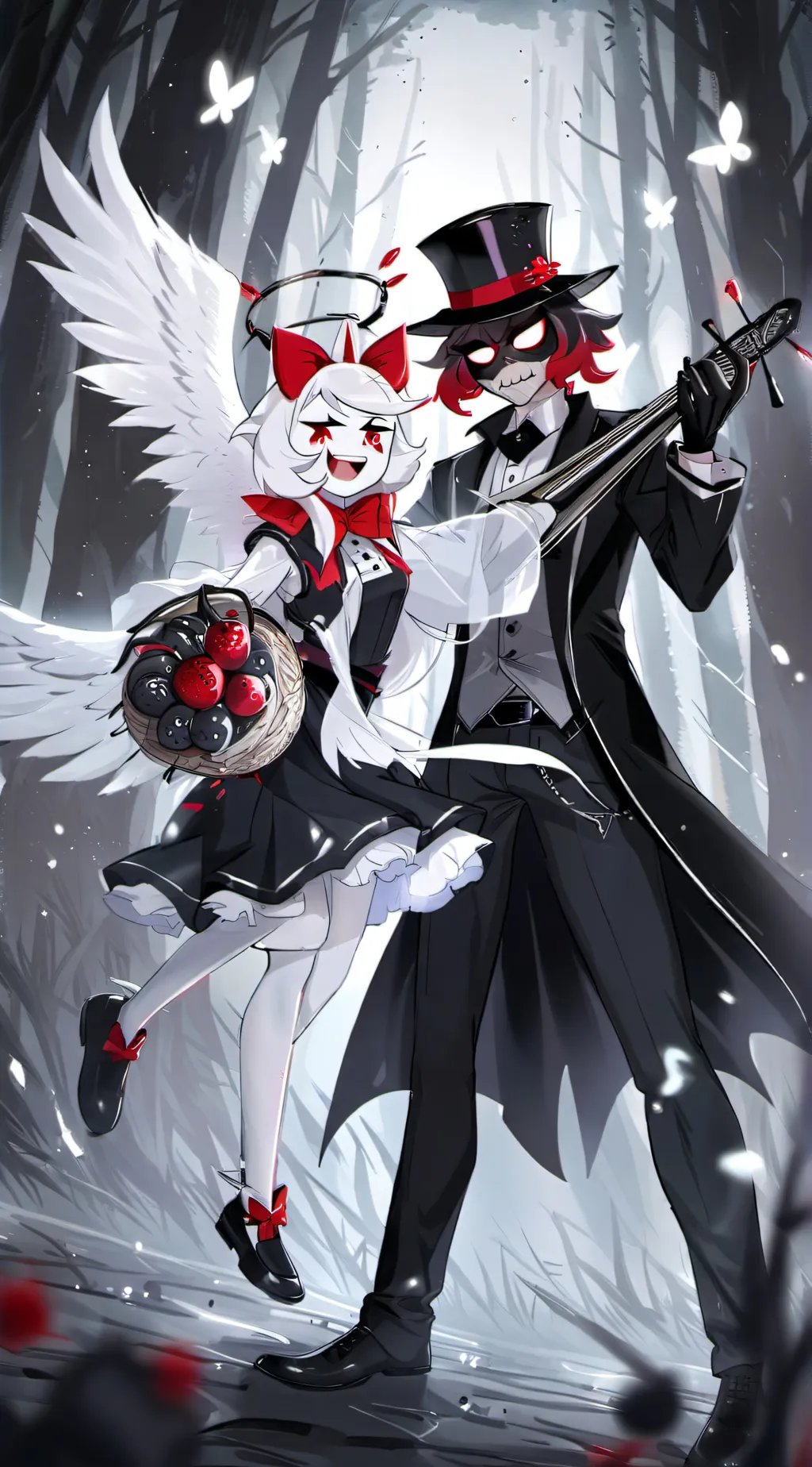 ai character: Huskerdust <3 background