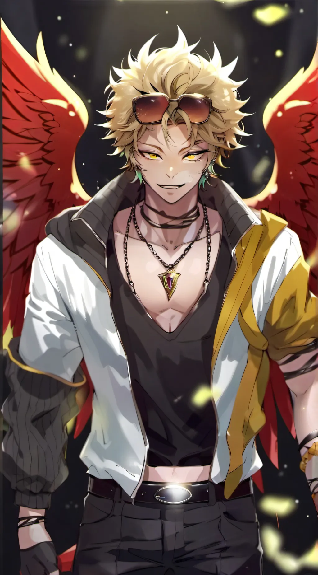 ai character: Mha background