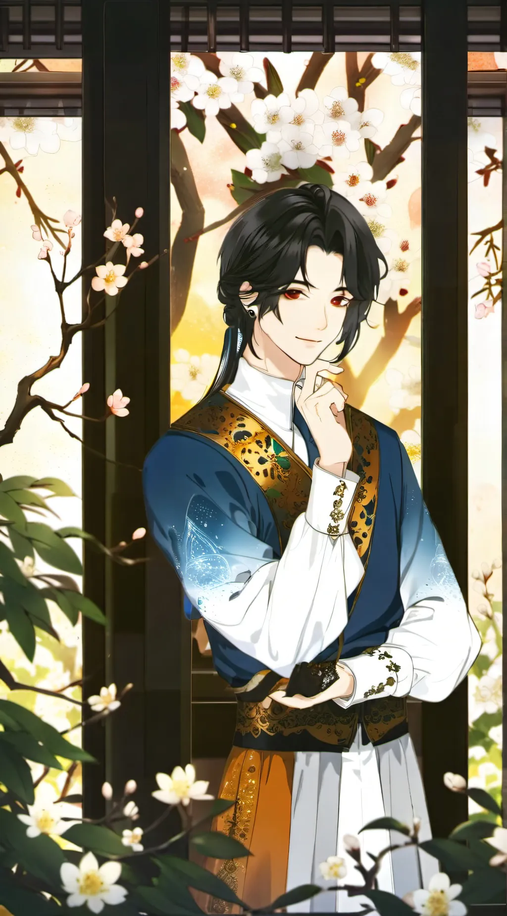 ai character: adam background