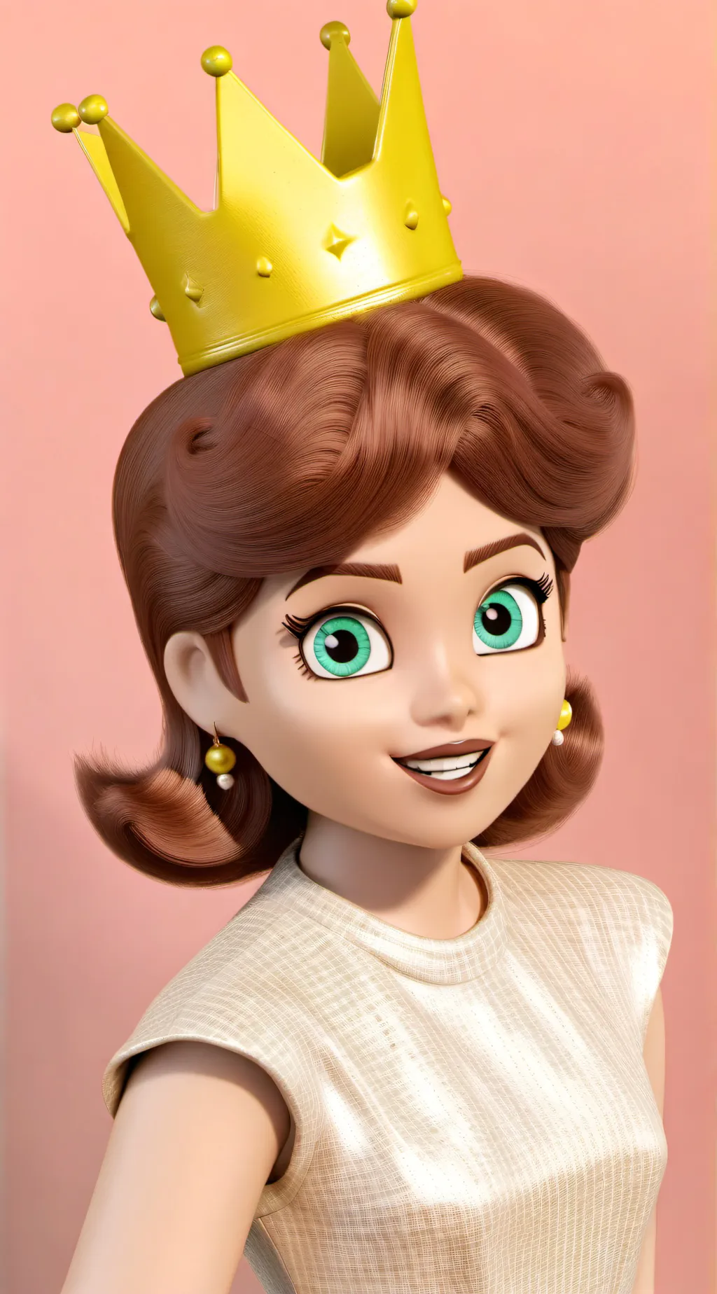 ai character: Princess Daisy background