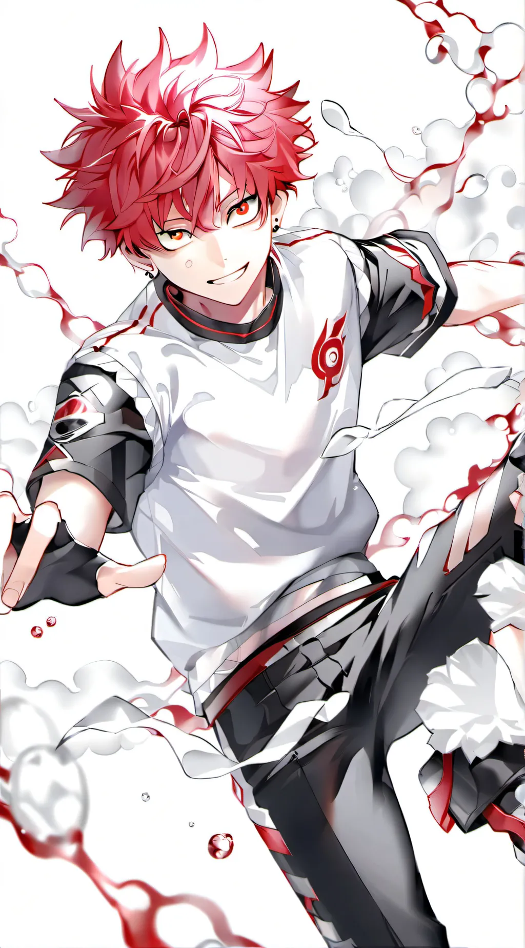 ai character: kuro Bakugou  background