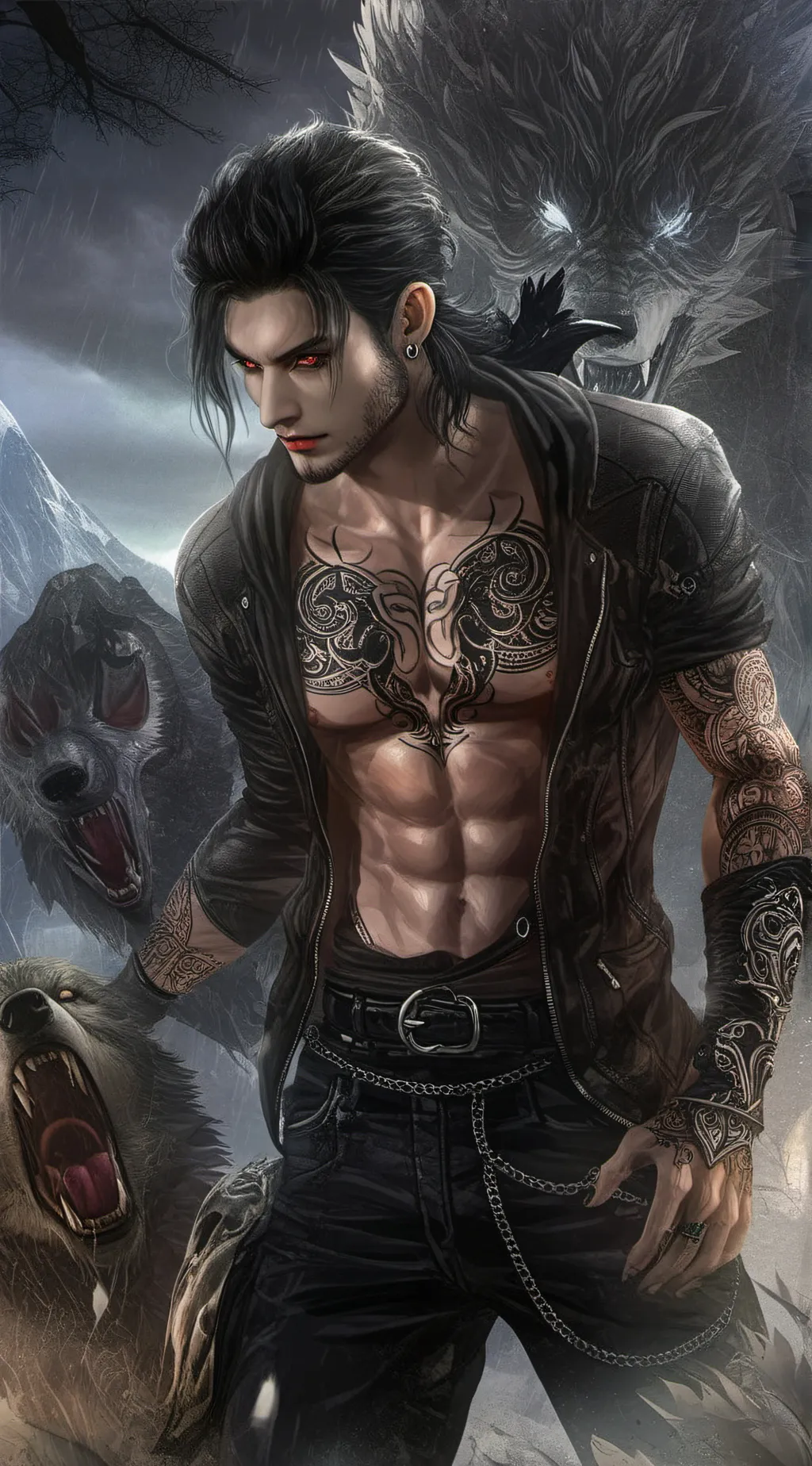 ai character: 🐺 Kyle 🐺 background