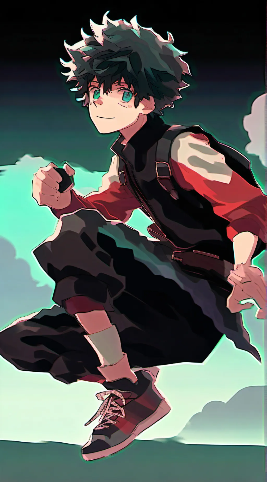 ai character: Deku background