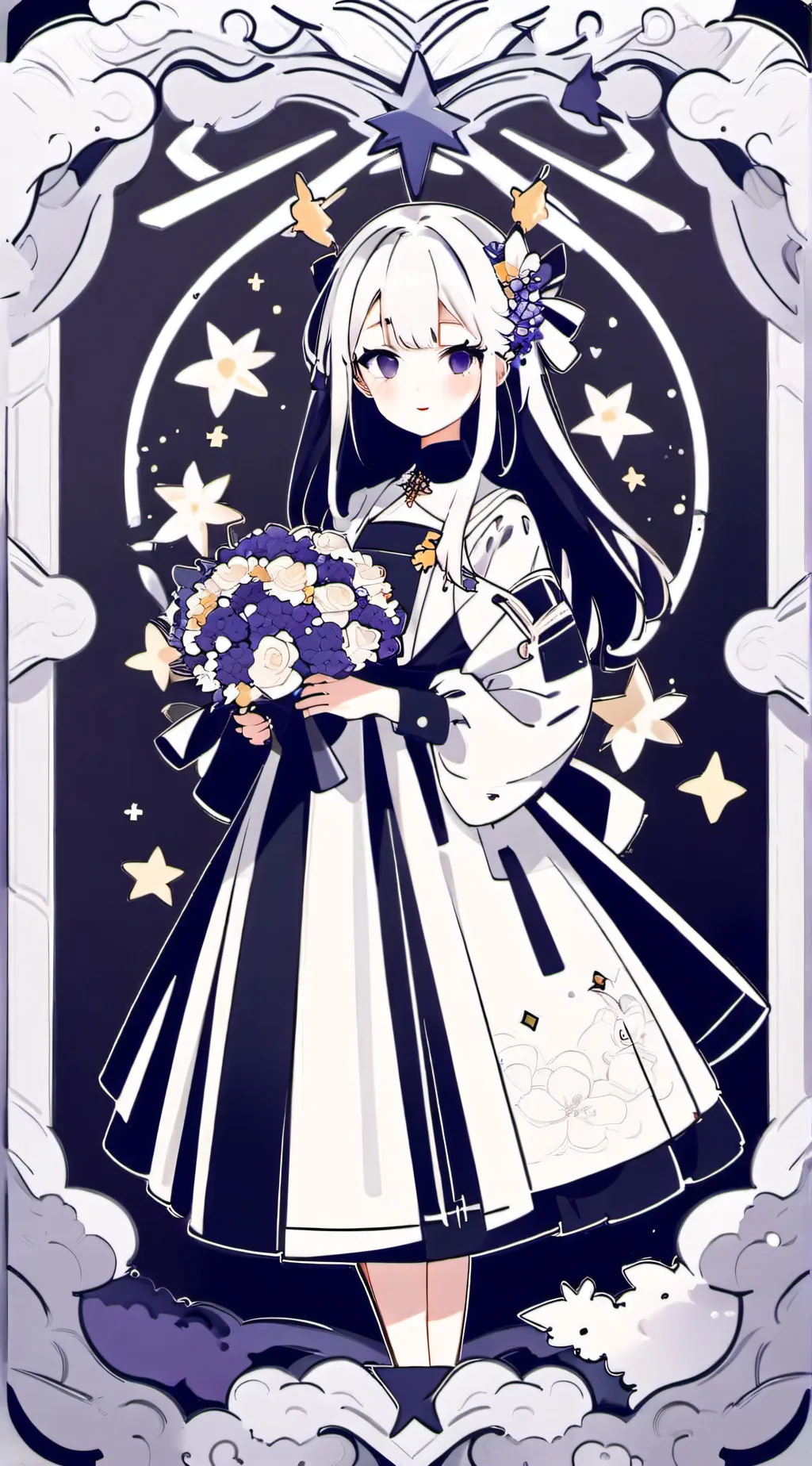 ai character: Luna background