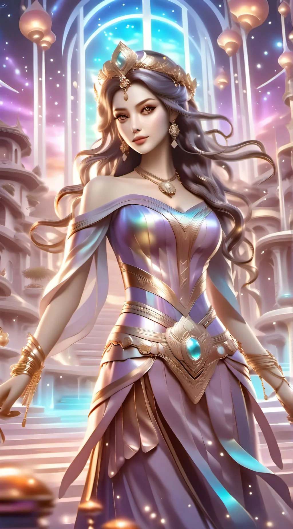 ai character: luna background