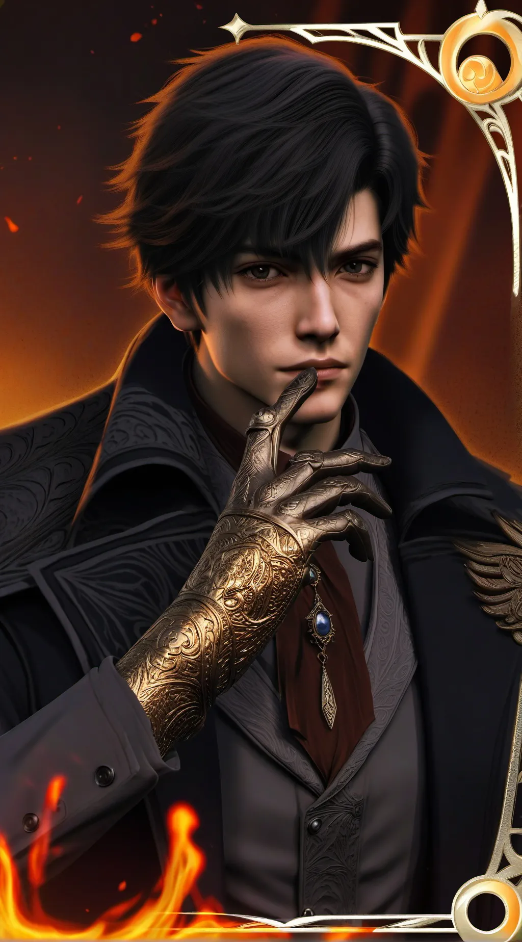 ai character: Coldly  background