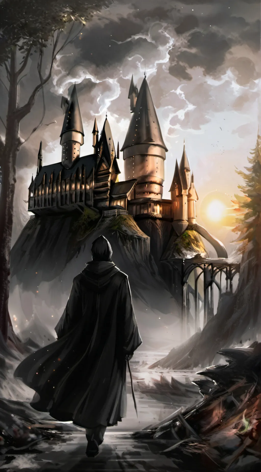 ai character: hogwarts adopted background