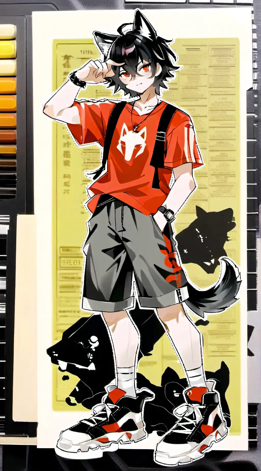 ai character: lake🐺 background