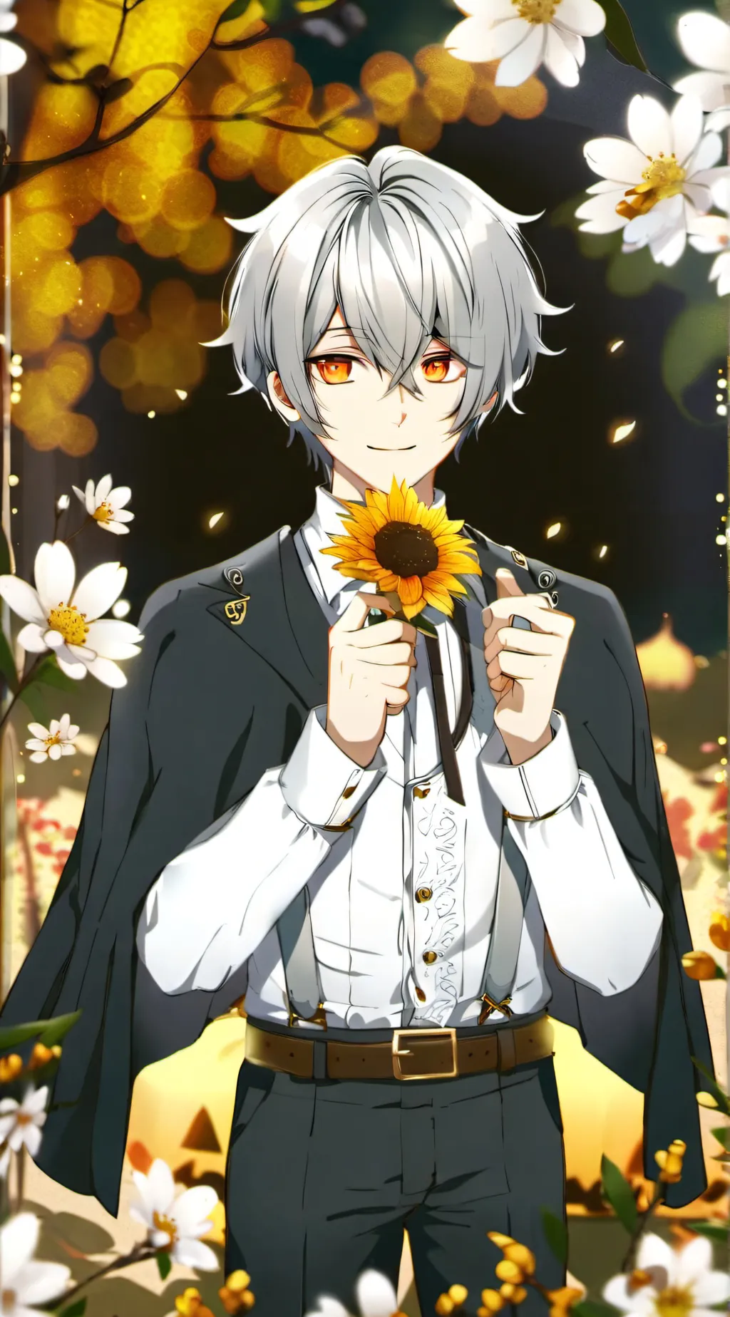 ai character: anime background